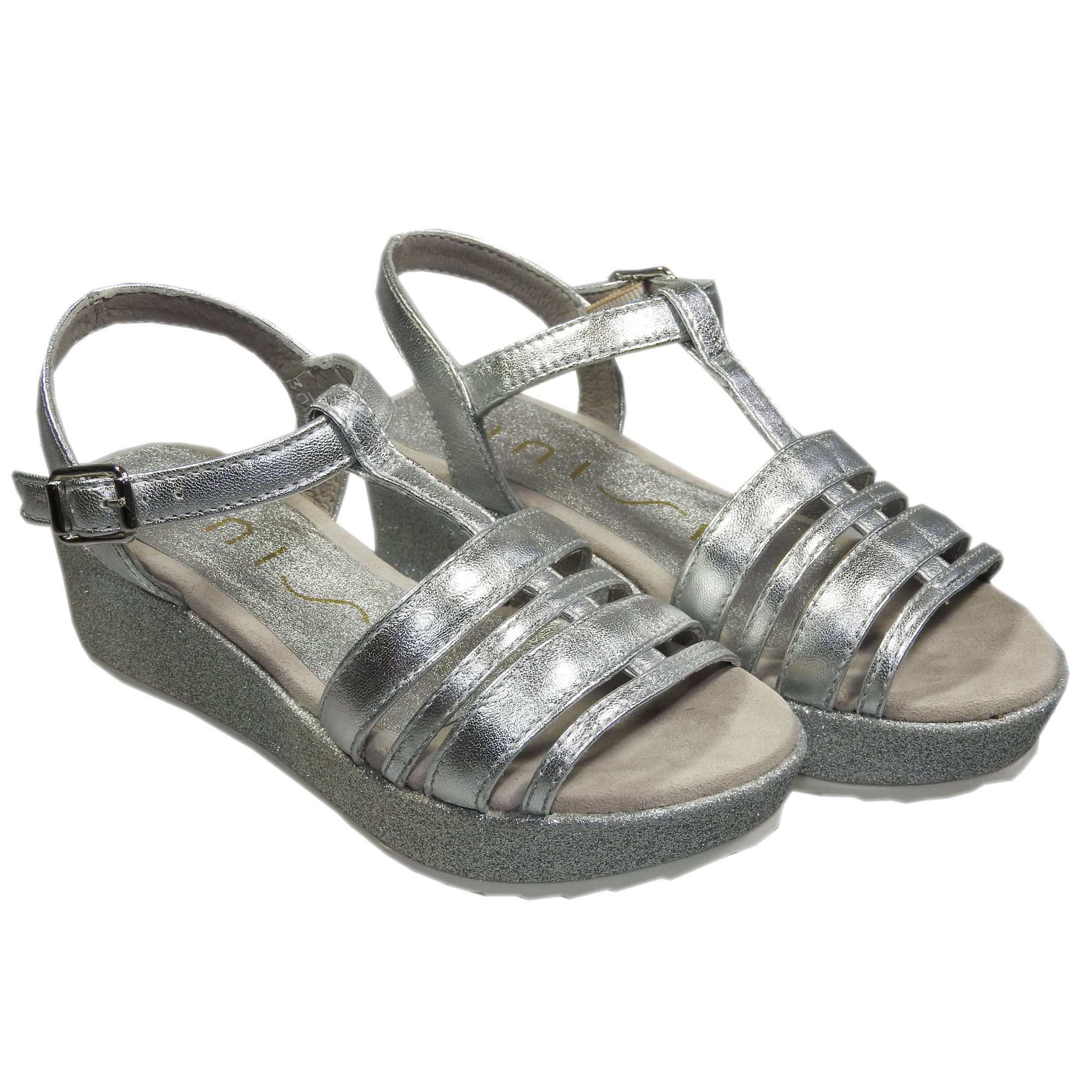 Tegenslag pot Herhaald Producten - Unisa sandaal plateau glitter - La Boite - Kids fashion & shoes